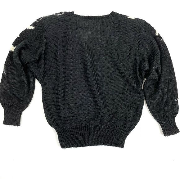 Vintage Beaded Wool Blend Sweater - Picture 5 of 6